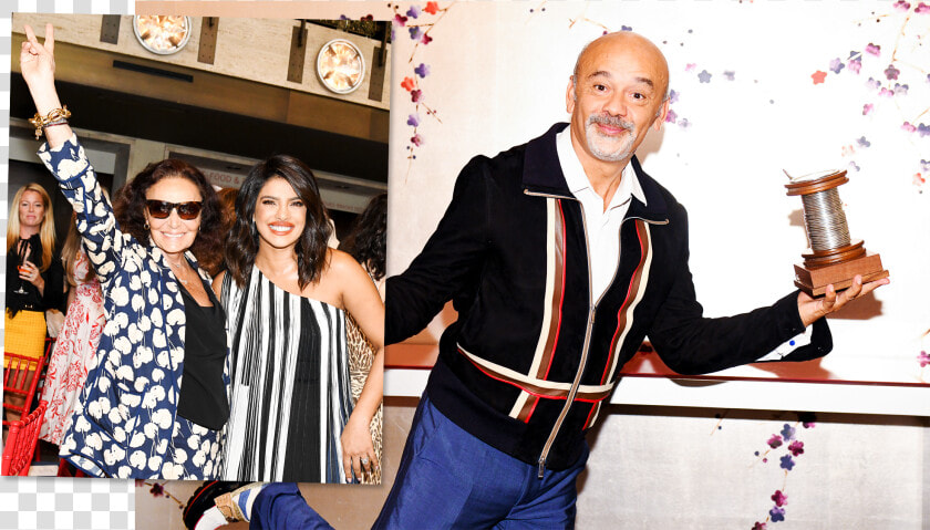 Diane Von Furstenberg Priyanka Chopra Jonas And Christian  HD Png DownloadTransparent PNG