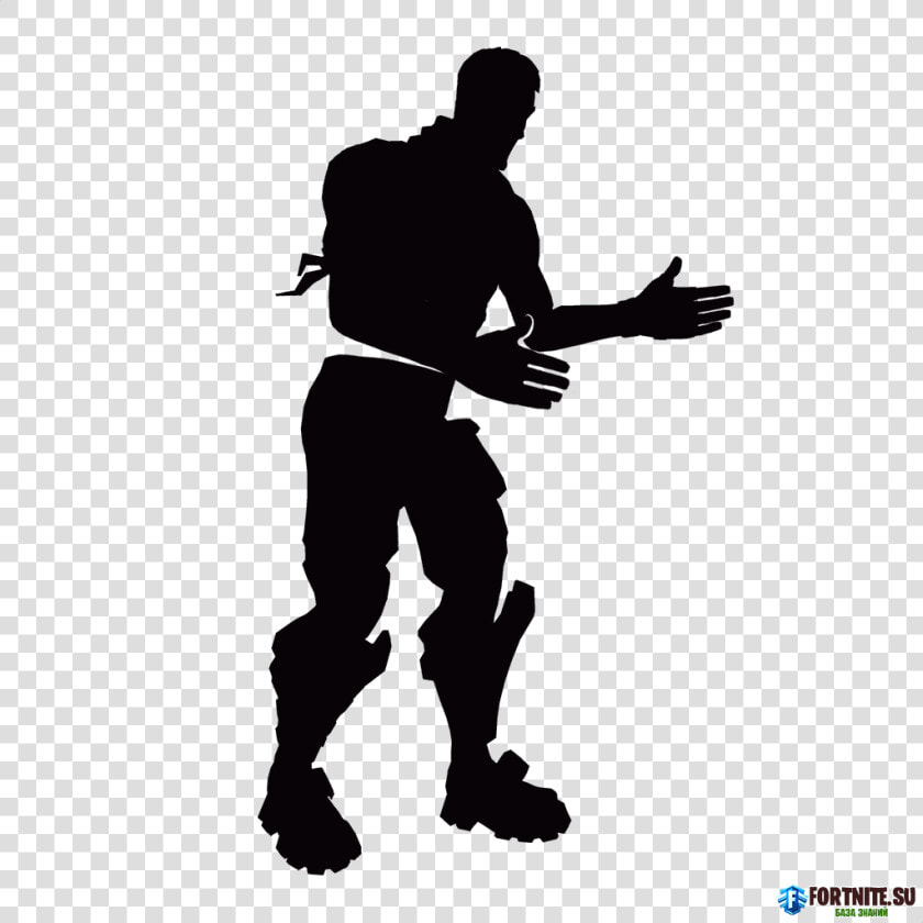 T Shirt Hoodie Fortnite Floss Silhouette   Fortnite Dance Moves Clipart  HD Png DownloadTransparent PNG