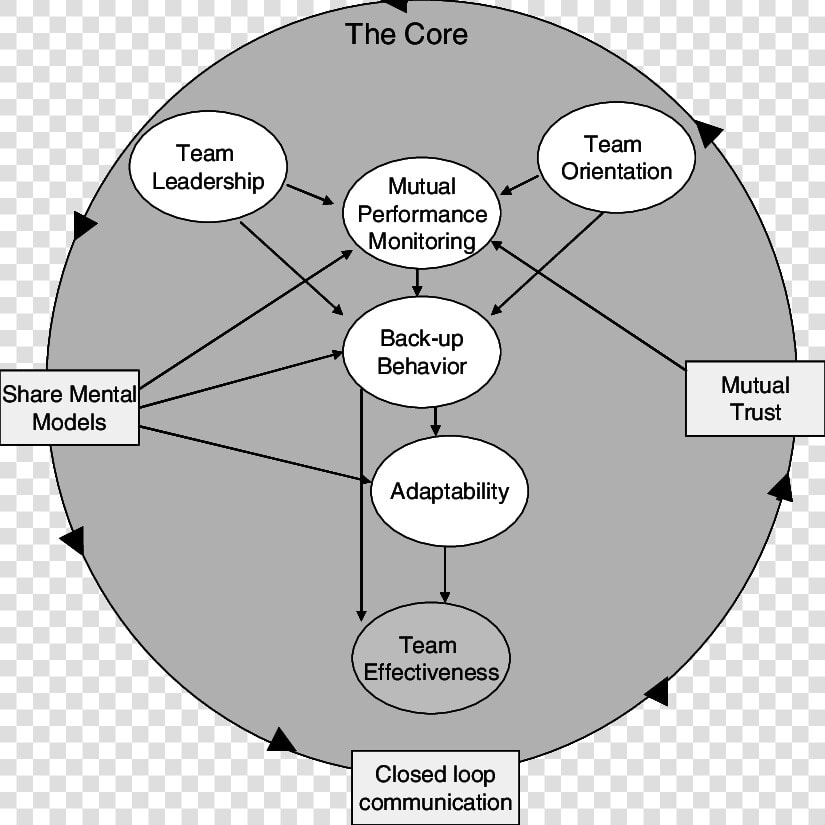 The Proposed Model Of   Big Five Teamwork Model  HD Png DownloadTransparent PNG