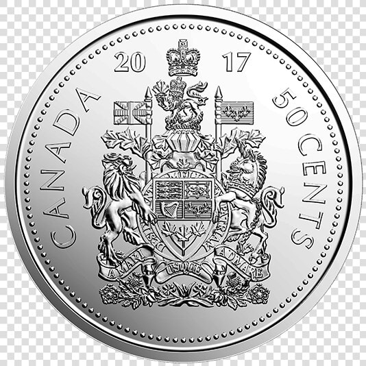  2017 2 X 50 cent Special Wrap Rolls   Canadian 50 Cent Coin 2019  HD Png DownloadTransparent PNG