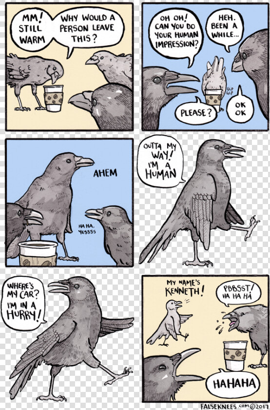 False Knees Crow Comic  HD Png DownloadTransparent PNG