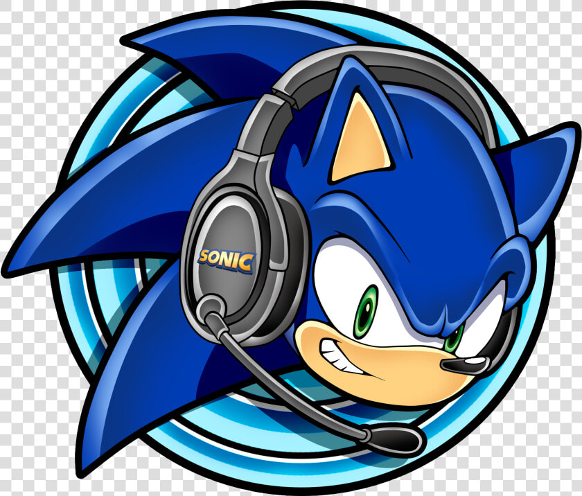  sonic The Hedgehog With Headphones With Mic freetoedit   Sonic With Headphones  HD Png DownloadTransparent PNG