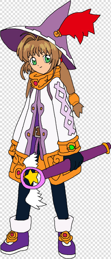 Sakura Dressed As Yumi S Fantasy Knight   Cartoon  HD Png DownloadTransparent PNG