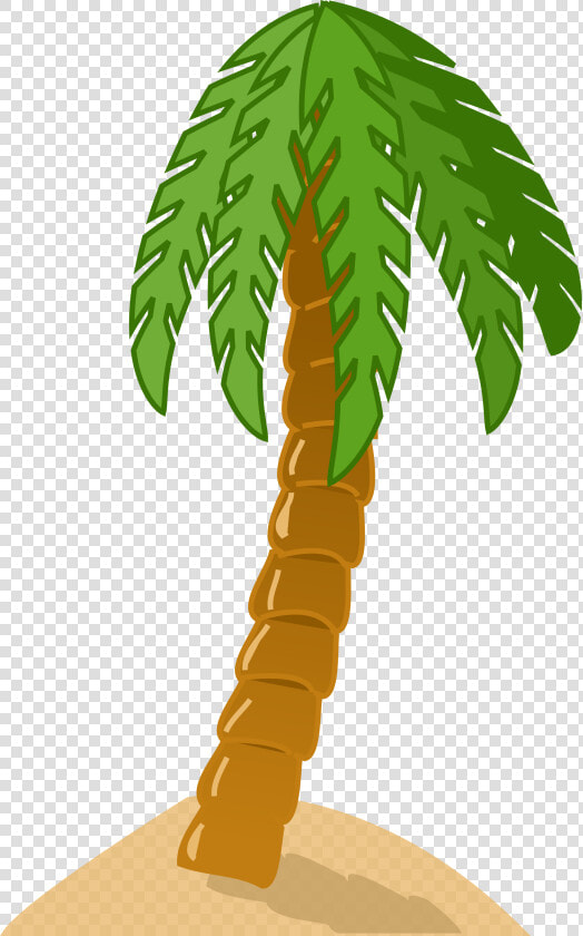 Free Palm Tree On Sand Clipart Clipart And Vector Image   Palm Tree Clip Art  HD Png DownloadTransparent PNG