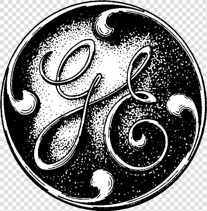 Early General Electric Logo 1899   General Electric Logo 1900  HD Png DownloadTransparent PNG