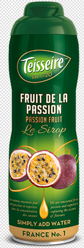 Teisseire Passion Fruit Syrup   Teisseire Fruit De La Passion  HD Png DownloadTransparent PNG