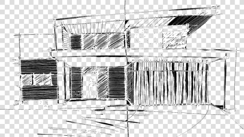 Modern House Sketch   Sketch  HD Png DownloadTransparent PNG