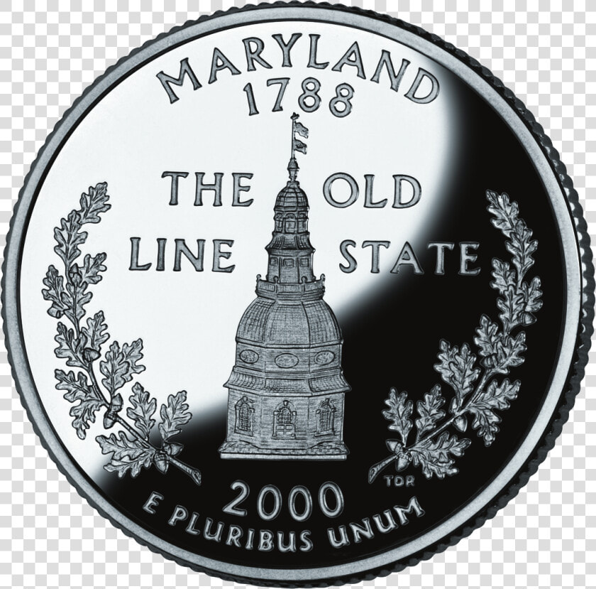 Maryland State Quarter   Maryland Nicknames Old Line State  HD Png DownloadTransparent PNG