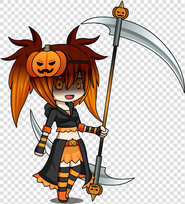 Class Photo   Gacha World Scythe Ripper  HD Png DownloadTransparent PNG