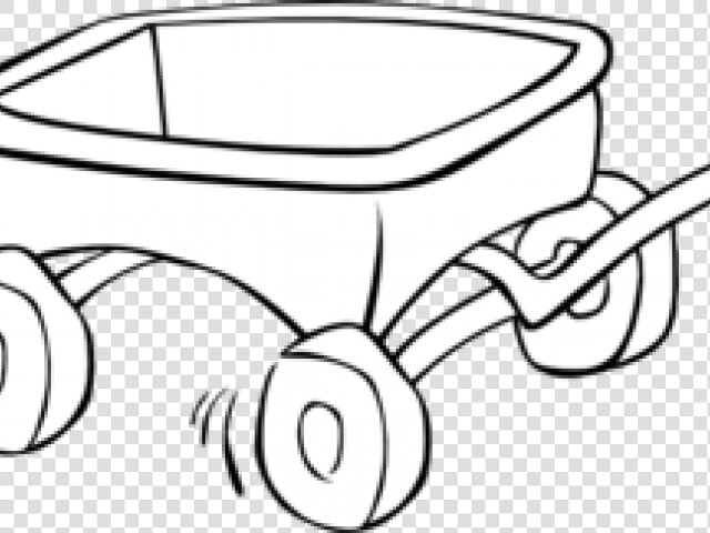 Pioneer Clipart Red Wagon   Outline Image Of Wagon  HD Png DownloadTransparent PNG