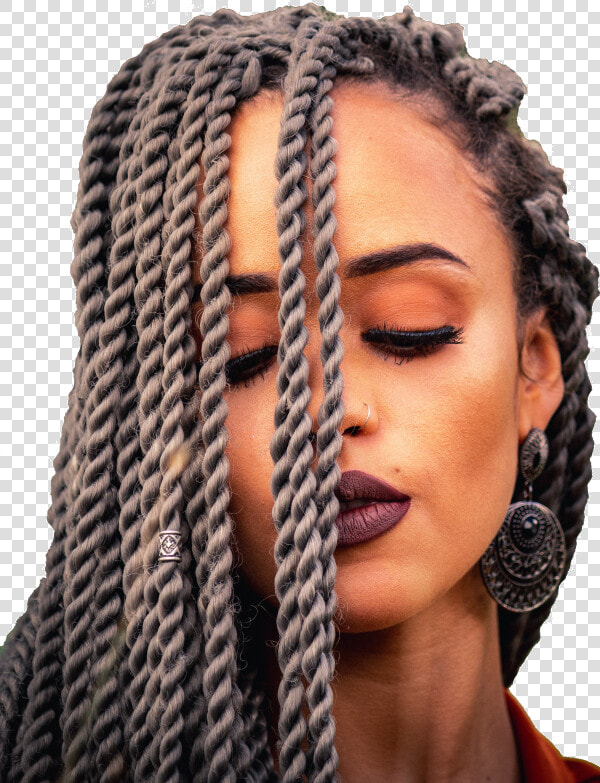 Braids   Twist No Cabelo  HD Png DownloadTransparent PNG