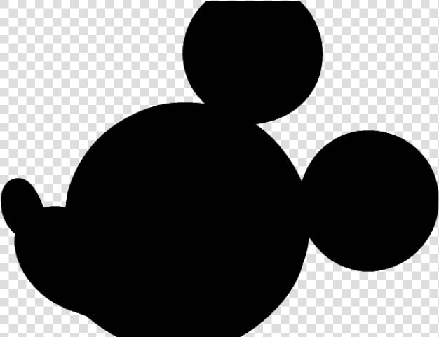 Mickey Mouse Head Silhouette   Mickey Mouse Head Transparent Background  HD Png DownloadTransparent PNG