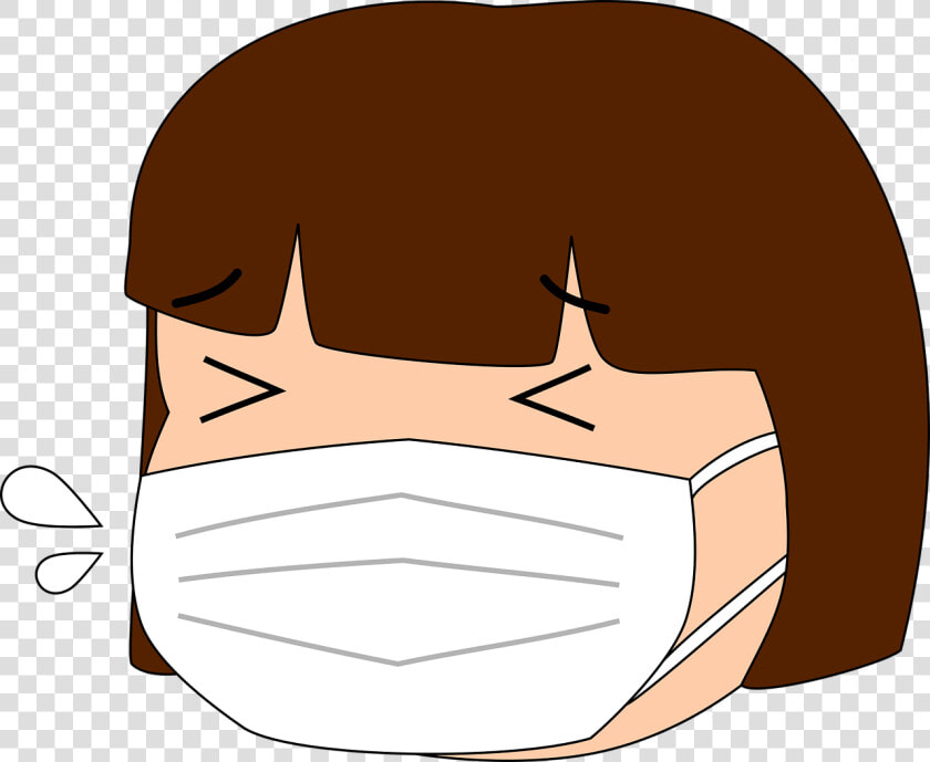 Cold  Mask  Facial  Man  Women S  Suction  Health   Vektor Orang Pake Masker  HD Png DownloadTransparent PNG