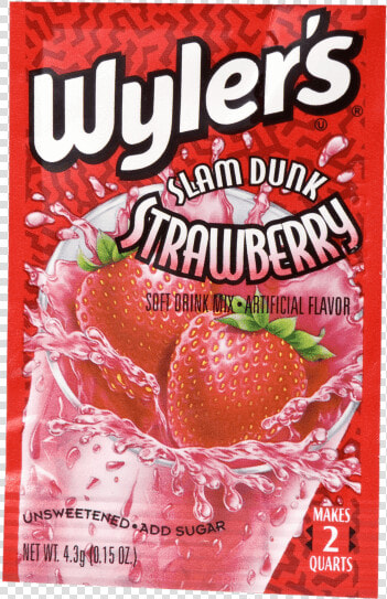 Wyler’s Slam Dunk Strawberry  HD Png DownloadTransparent PNG