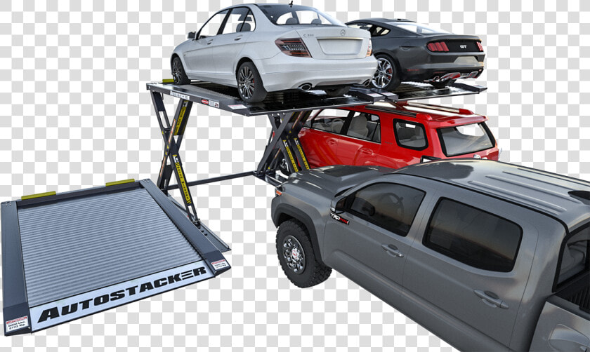 Commercial Parking Lift Systems   Car Over Car Parking  HD Png DownloadTransparent PNG