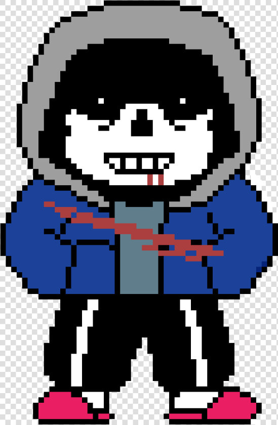 Dusttale Sans Sprite   Png Download   Dust Sans Pixel Art  Transparent PngTransparent PNG