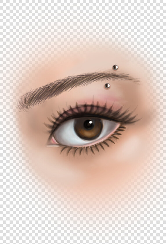 Safe Eyebrow Piercing  Contact Https   Eye Liner  HD Png DownloadTransparent PNG