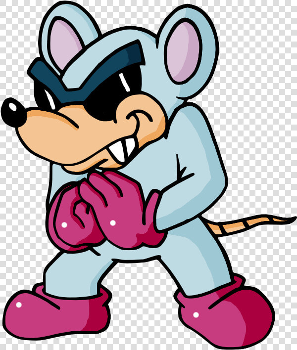 Mushroom World War   Mouser From Super Mario Super Show  HD Png DownloadTransparent PNG