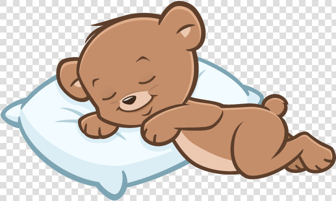 Sleepover Clipart Teddy Bear   Teddy Bear Sleeping Cartoon  HD Png DownloadTransparent PNG