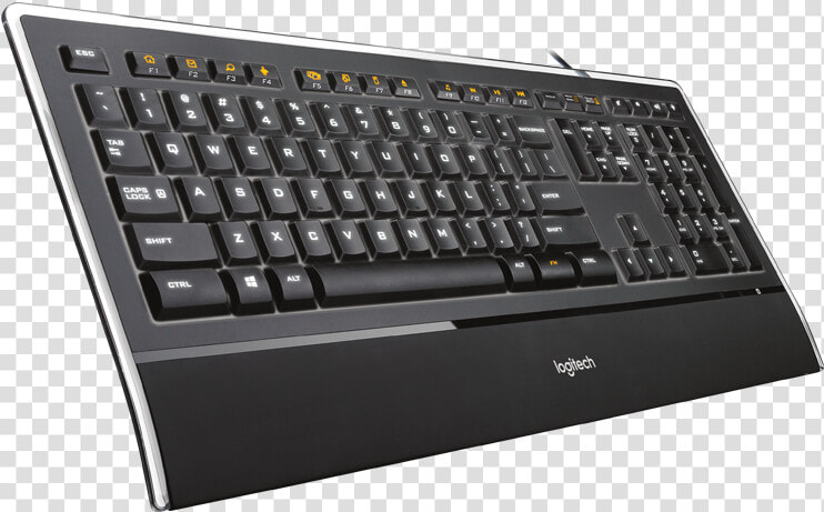 Illuminated Keyboard K740   Logitech Illuminated Thin Keyboard K740  HD Png DownloadTransparent PNG