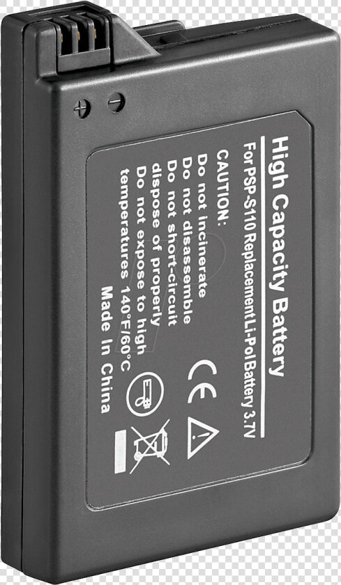 Rechargeable Battery For Sony Playstation Portable   Sony Playstation Portable Battery  HD Png DownloadTransparent PNG