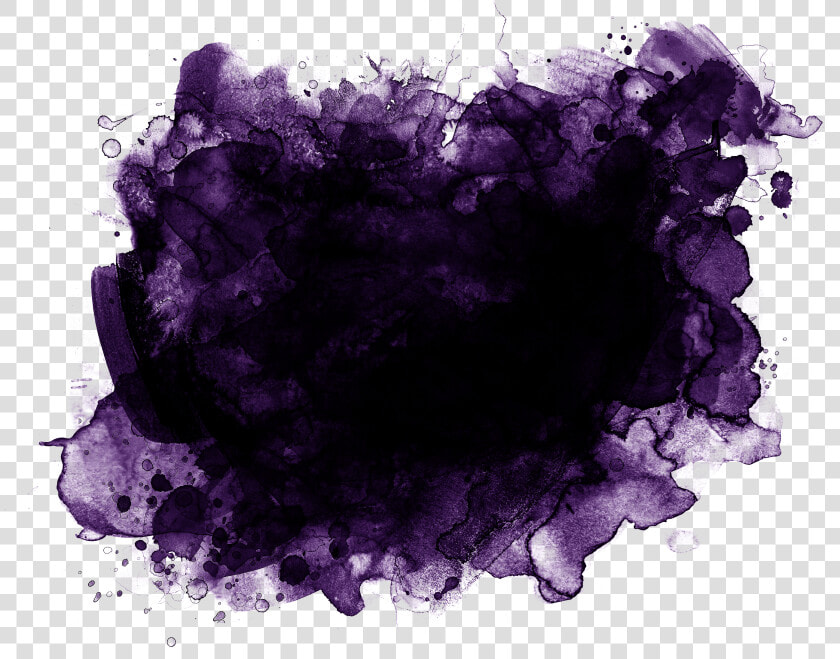 Transparent Purple Paint Splatter Png   Watercolor Paint  Png DownloadTransparent PNG