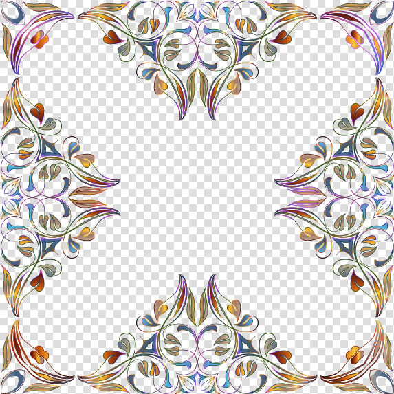 Chromatic Frame Vector Image   Motif  HD Png DownloadTransparent PNG