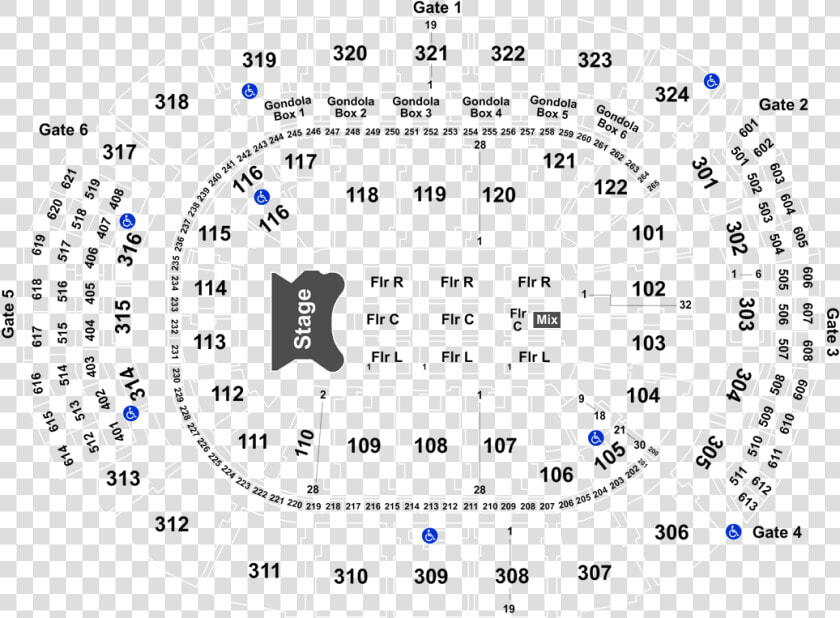 Scotiabank Arena Seating Chart Kiss  HD Png DownloadTransparent PNG