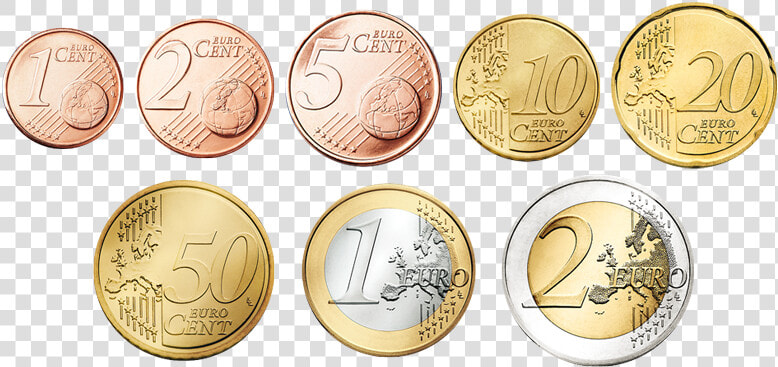 Euro Coins Png   Coin Euro Currency  Transparent PngTransparent PNG