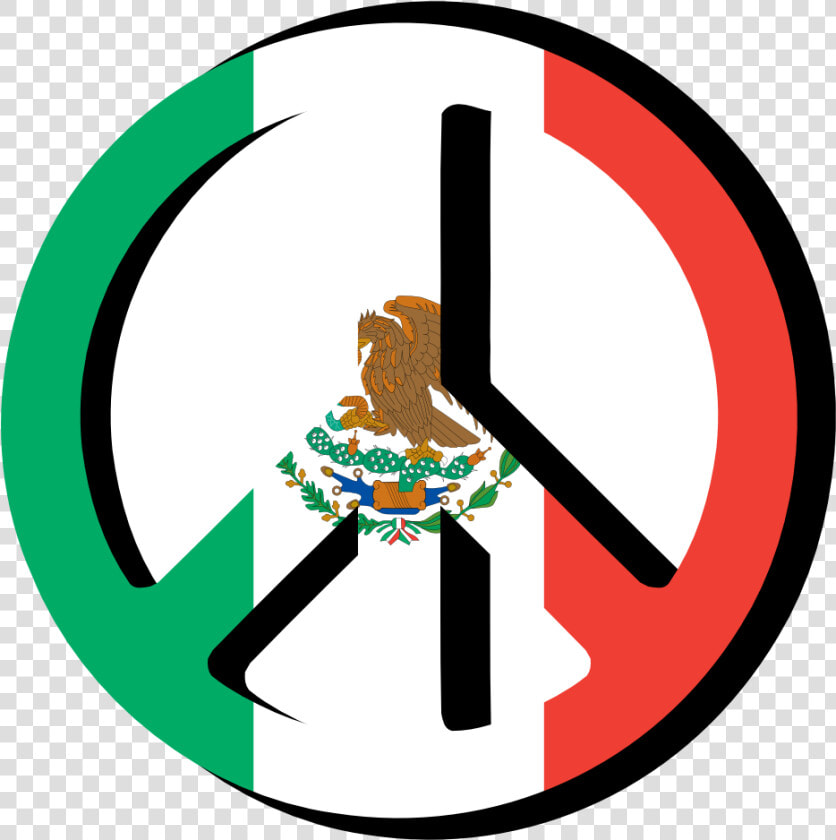 Mexican Flag Png   Mexican Flag Peace Symbols  Transparent PngTransparent PNG