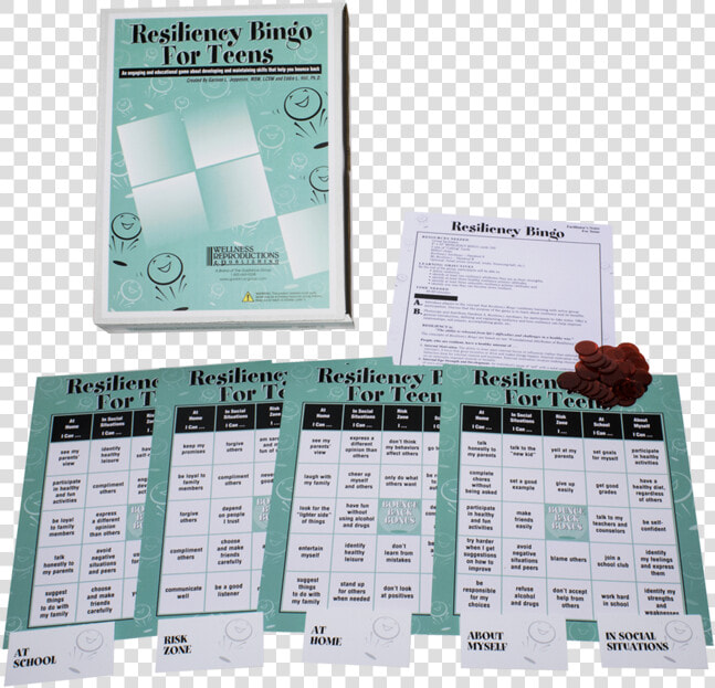 Resiliency Bingo Game For Teens Data Rimg Lazy   Board Game Adult Self Awareness  HD Png DownloadTransparent PNG