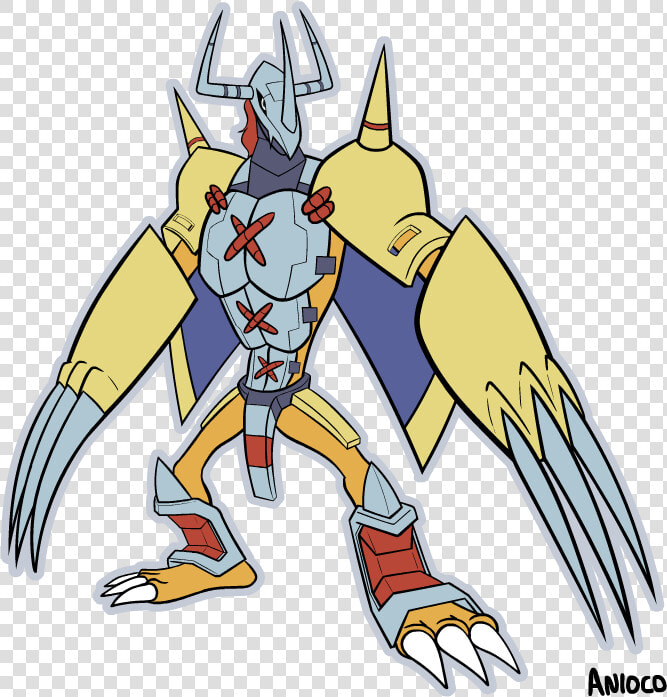 Wargreymon   Cartoon  HD Png DownloadTransparent PNG