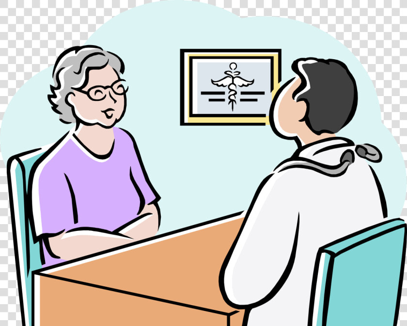 Picture Of A Doctor S Office Free Download Clip Art   Doctor And Patient Drawing  HD Png DownloadTransparent PNG