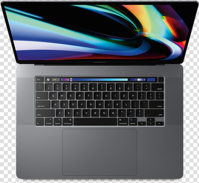 Macbook Pro 16 inch Top View   Apple Macbook Pro Mvvj2ll  HD Png DownloadTransparent PNG