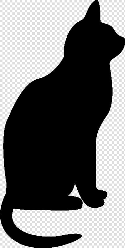 Cat Silhouette Clip Art   Cat Clip Art Black  HD Png DownloadTransparent PNG