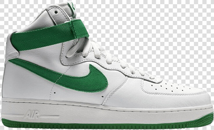 White And Green Air Force 1 High Tops  HD Png DownloadTransparent PNG