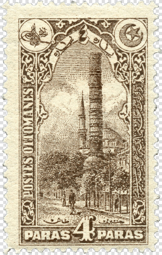 4pa Dark Brown Column Of Constantine Stamp   HD Png DownloadTransparent PNG