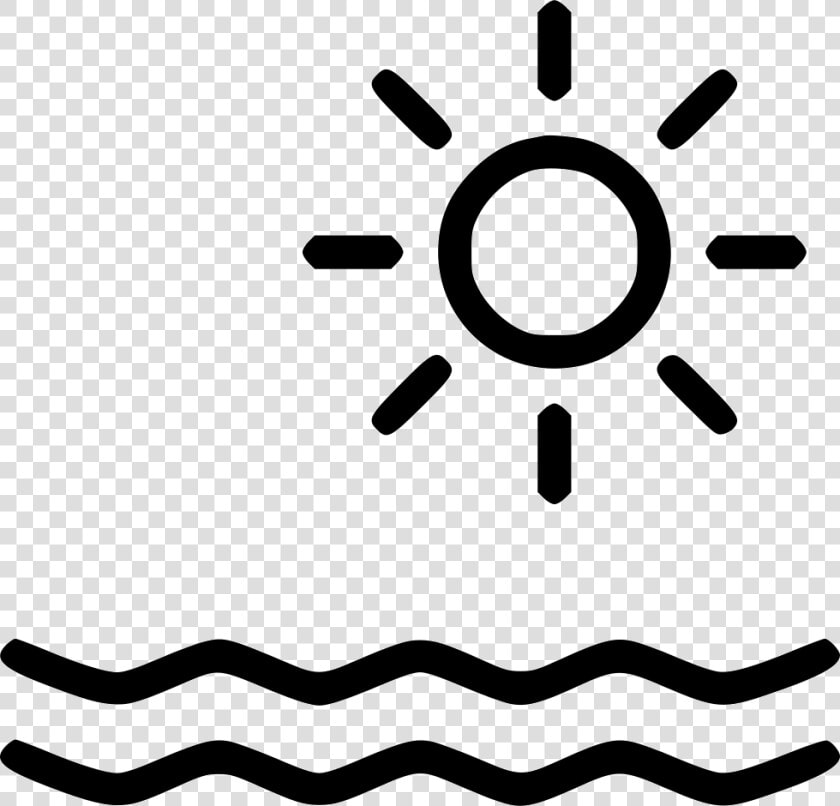 Sun Water Beach Holiday Ocean   Heat Icon Air Conditioner  HD Png DownloadTransparent PNG