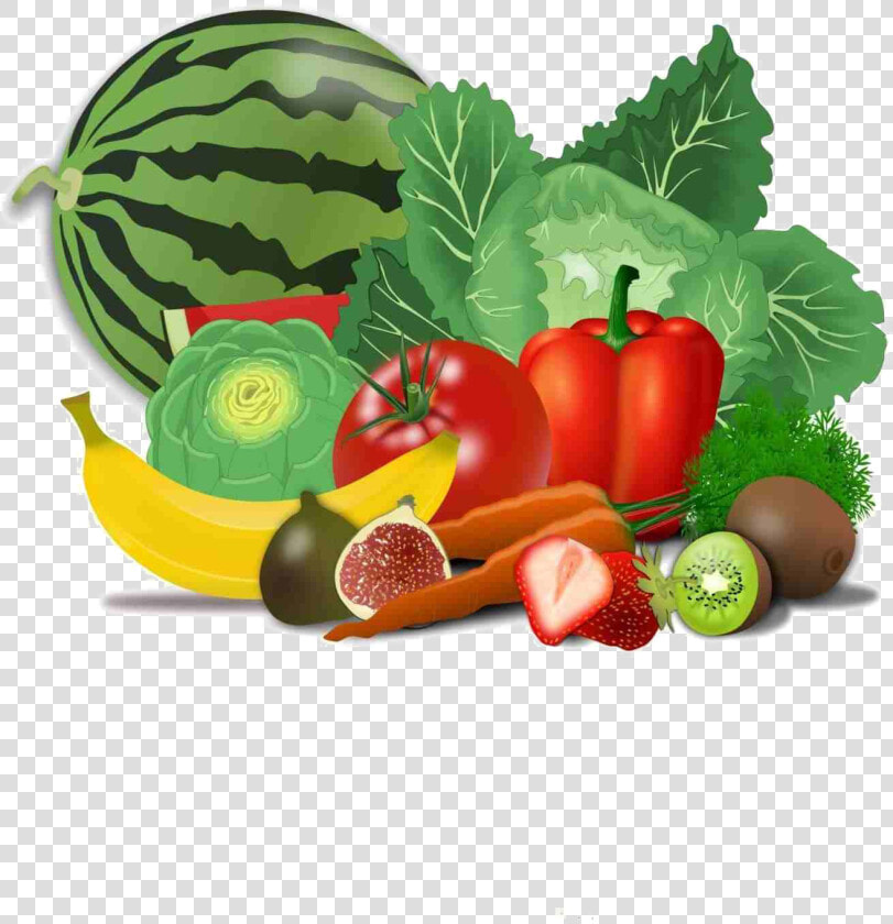 Fresh Healthy Food Transparent Png   Fruit And Veg Clipart  Png DownloadTransparent PNG