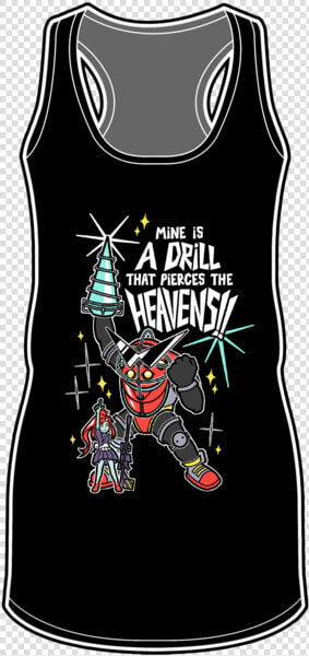 Bio Lagann Racerback Tank Top   Active Tank  HD Png DownloadTransparent PNG