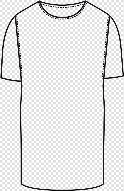 Longline T Shirt Template  HD Png DownloadTransparent PNG