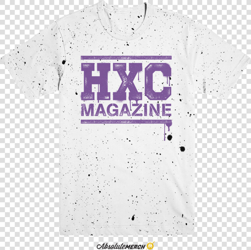 Image Of White Speckle Hxc Magazine   Active Shirt  HD Png DownloadTransparent PNG