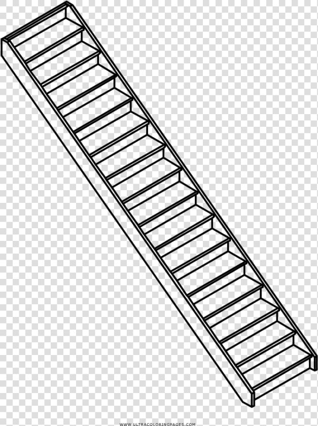 Stairway Coloring Page   Coloring Stairs  HD Png DownloadTransparent PNG