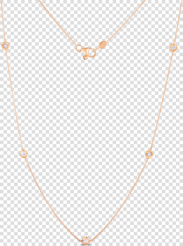 Product 18kt Gold Necklace With 3 Diamond Stations   Necklace  HD Png DownloadTransparent PNG