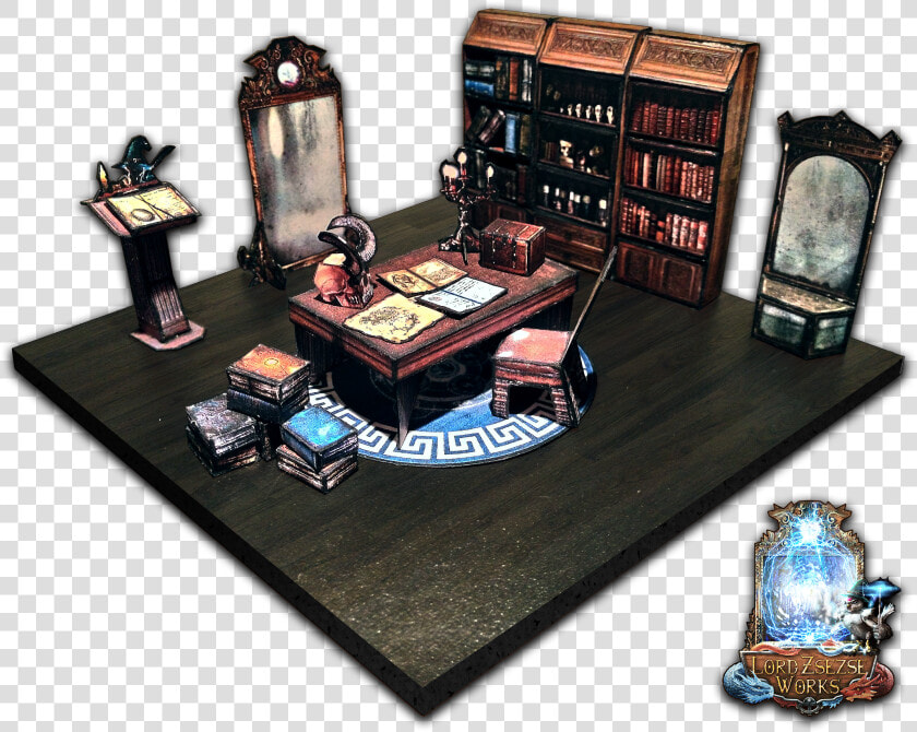 Furniture Pack Wizard Expansion Sample1   Papercraft Dungeon  HD Png DownloadTransparent PNG