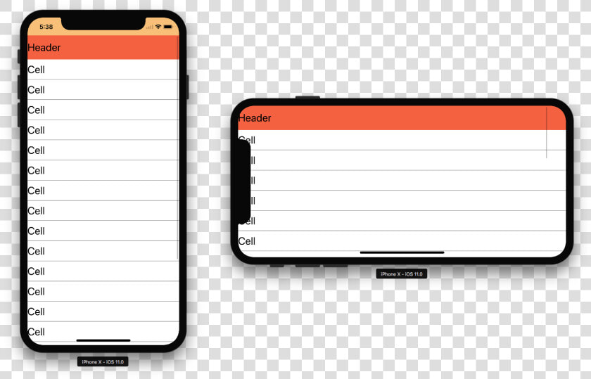 The Header And The Cells Are Transparent   Cell Background Transparent Ios  HD Png DownloadTransparent PNG