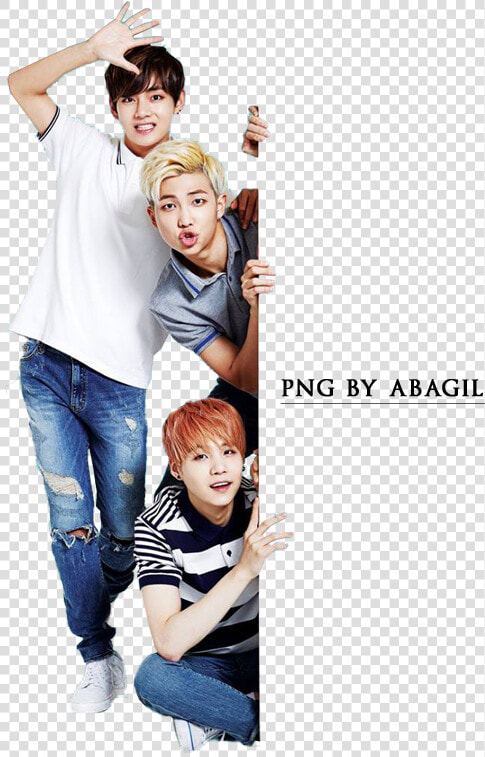 Bts V Rap Monster And Suga Render Png By Abagil   Transparent Bts Png  Png DownloadTransparent PNG