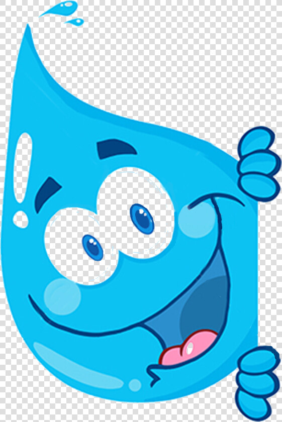 Drop Water Clip Art   Cute Water Drop Cartoon  HD Png DownloadTransparent PNG