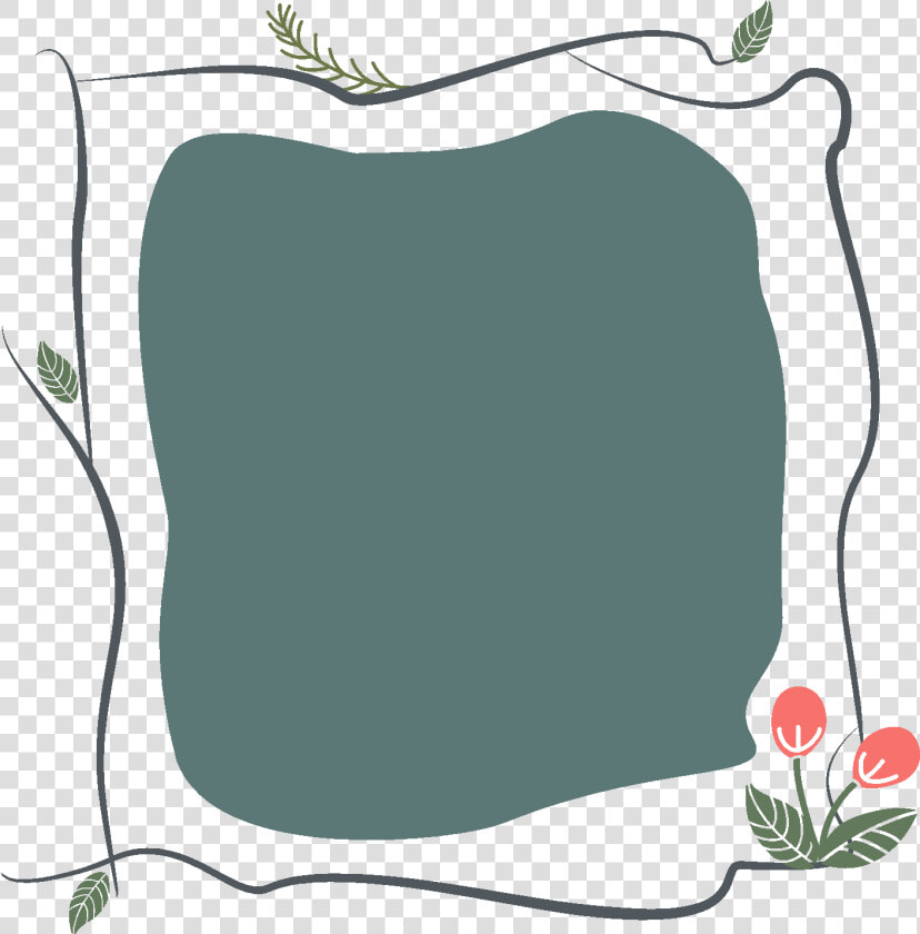 Hand Drawn Plant Border Design Element Png And Vector  Transparent PngTransparent PNG