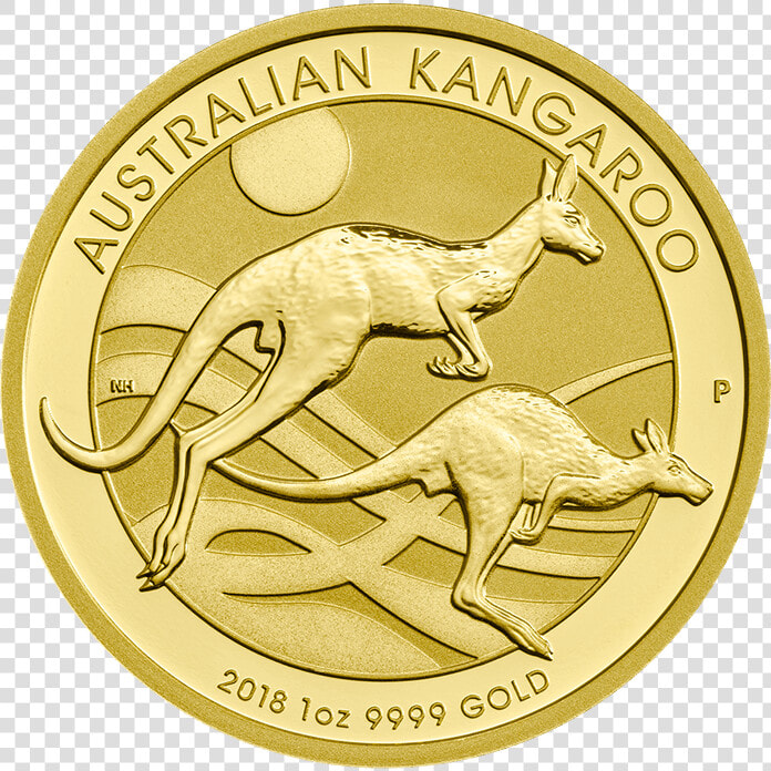 Australian Nugget 2018 1 Oz Gold Coin Src Https   2017 Australia 1 2 Oz Gold Kangaroo  HD Png DownloadTransparent PNG